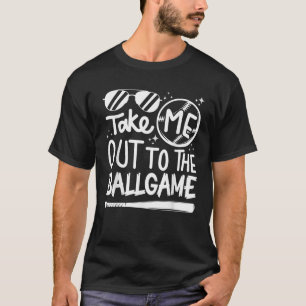 Honkbal grootste fan neemt me mee naar het balspel t-shirt