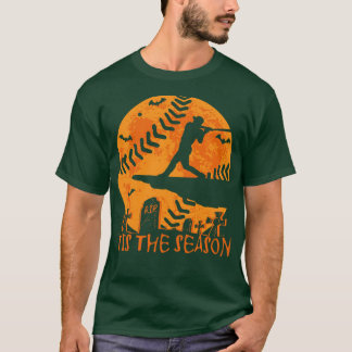 Honkbal Halloween Dit Het Seizoen Honkbal T-shirt