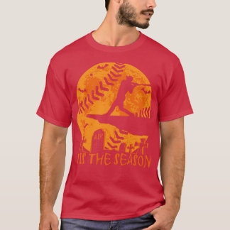 Honkbal Halloween Dit Het Seizoen Honkbal T-shirt