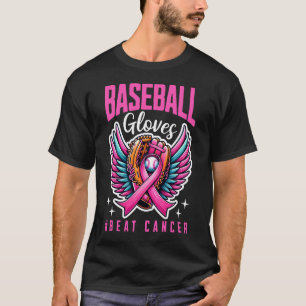 Honkbal Handschoenen Beat kanker T-shirt