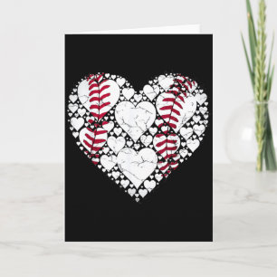 Honkbal Hart Liefde Game Sport Fan Game Dag  Kaart