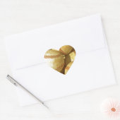 Honkbal Hart Sticker (Envelop)