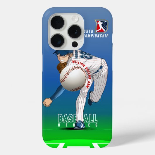 Honkbal held met Million Dollar Arm | Case-Mate iPhone Case (Achterkant)
