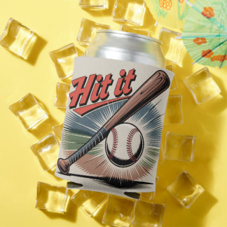  honkbal "Hit It" Retro Sports Blikjeskoeler