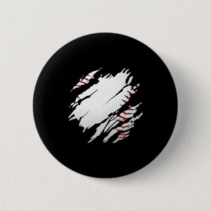 Honkbal Honkbal Ontwerp Ronde Button 5,7 Cm