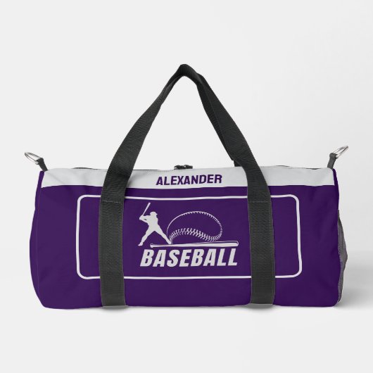 Honkbal, Honkbalspeler, Team, Verjaardagscadeau Plunjezak (Voorkant)