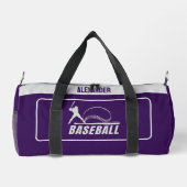 Honkbal, Honkbalspeler, Team, Verjaardagscadeau Plunjezak (Achterkant)