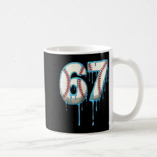 Honkbal Ijs Drip 67 Zes Zeven Meme Nummer 6 Koffiemok