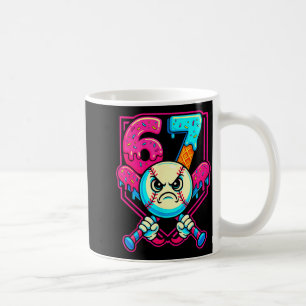Honkbal Ijs Drip Nummer 67 Zes Zeven Meme 6 Koffiemok