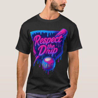 Honkbal Ijs Drip Respecteer De Drip T-shirt