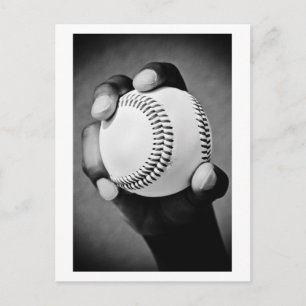 honkbal in hand briefkaart
