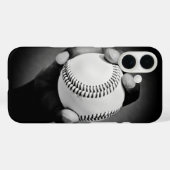 honkbal in hand Case-Mate iPhone case (Achterkant (horizontaal))