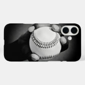 honkbal in hand Case-Mate iPhone case (Achterkant (horizontaal))