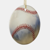 honkbal Inspirerend Keramisch Ornament (Rechts)