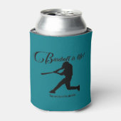 Honkbal is het leven kan koosie blikjeskoeler (Blikje Voorkant)