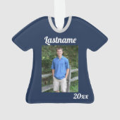 Honkbal Jersey met foto Ornament (achterkant)