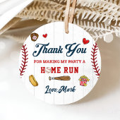 Honkbal Jongen Dank u Verjaardag Dank u Bedankjes Labels