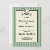 Honkbal Kaart Save the Date (Achterkant)