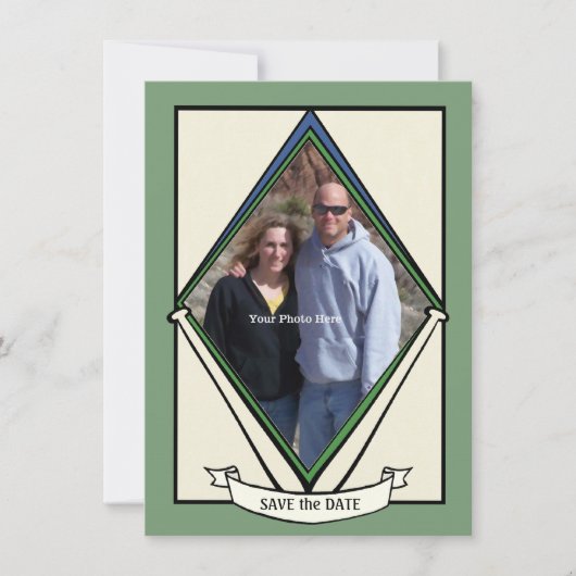 Honkbal Kaart Save the Date (Voorkant)