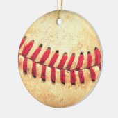honkbal keramisch ornament (Links)