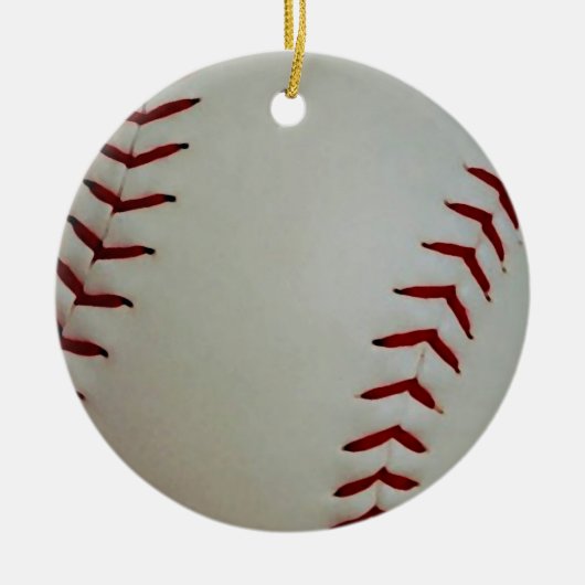 Honkbal Keramisch Ornament (Voorkant)