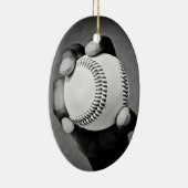 honkbal keramisch ornament (Rechts)