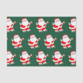 Honkbal Kerst Tissuepapier (Voorkant)