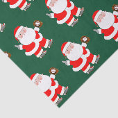 Honkbal Kerst Tissuepapier (Detail)