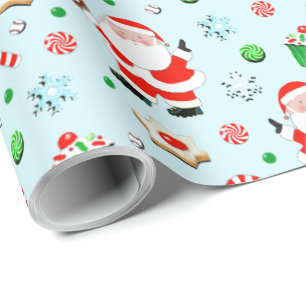Honkbal Kerstcadeau Cadeaupapier