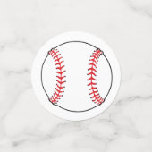 Honkbal Kinder foto verjaardagsfeest Confetti (Kleine voorkant)