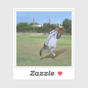 Honkbal Kitten Wildcats Sticker