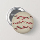 Honkbal knop ronde button 5,7 cm (Voorkant /achterkant)