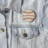 Honkbal knop ronde button 5,7 cm (In situ)