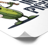 Honkbal komt niet in een augurk poster (Hoek)