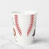 Honkbal Laatste Swing Thuisloop Bruidsfeest Decora Papieren Bekers (Links)