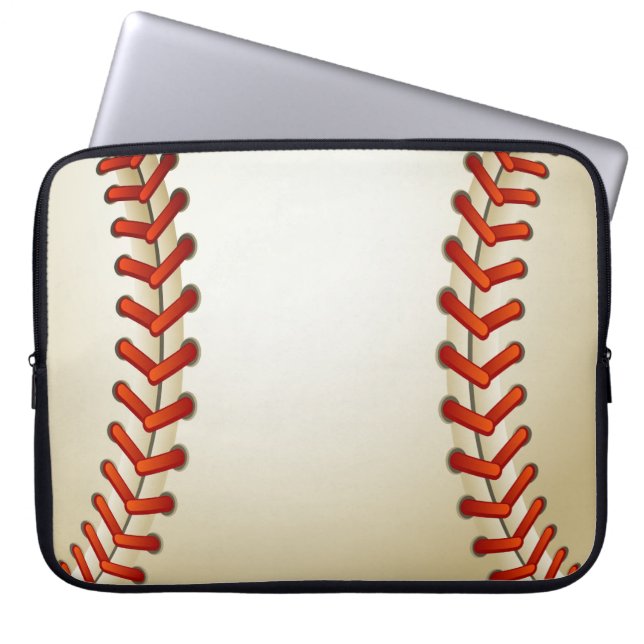 honkbal laptop sleeve (Voorkant)