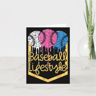 Honkbal Levensstijl Bal Strooigoed Drip Jongens Ki Kaart