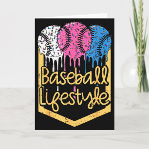 Honkbal Levensstijl Bal Strooigoed Drip Jongens Ki Kaart