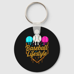Honkbal levensstijl, Honkbal Drip Ijs Sleutelhanger