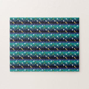 Honkbal Meisjes Softbal Kerstmis Legpuzzel