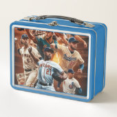 Honkbal Metal Lunchbox (Voorkant)