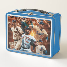 Honkbal Metal Lunchbox