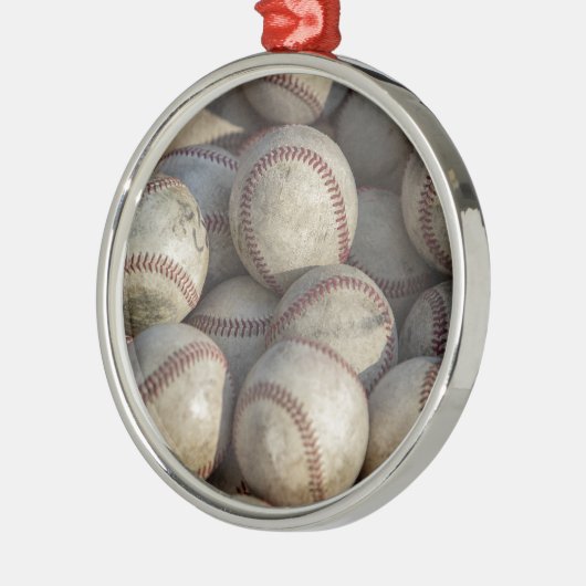 Honkbal Metalen Ornament (Links)