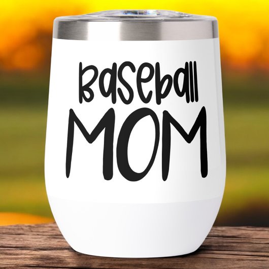 Honkbal Mom - Sideline Sipper Wine Tumbler