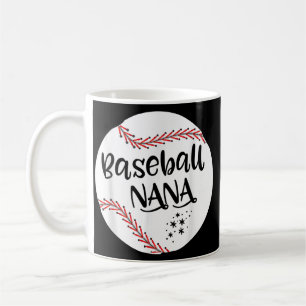 Honkbal Nana Grandma Women met kerstmoeder Koffiemok