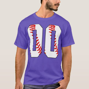 Honkbal Nummer 00 00 Honkbal Jersey Favoriet PL T-shirt