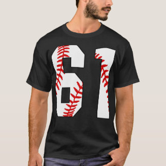 Honkbal Nummer 61 61 Baseball Jersey Favoriet PL T-shirt