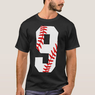 Honkbal Nummer 9 9 Baseball Jersey Favoriete Spele T-shirt