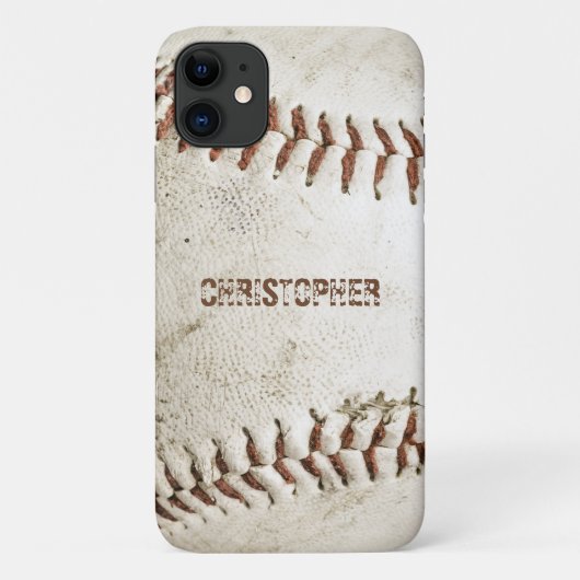  honkbal op maat Case-Mate iPhone case (Achterkant)