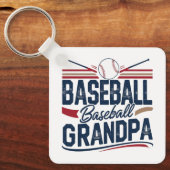 honkbal opa sleutelhanger (Voorkant)